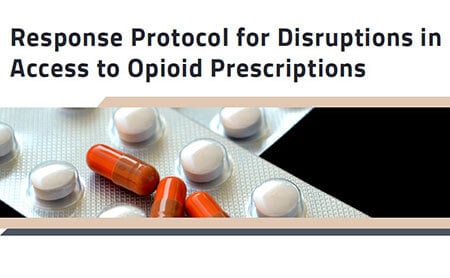 Response Protocol for Disruptions in Access to Opioid Prescriptions