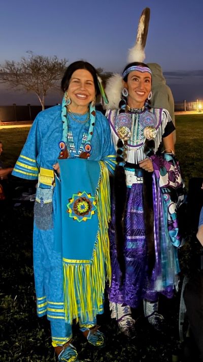 Laura Cummings Balgari and Violet Lauren from Atlanta Indigenous People Association