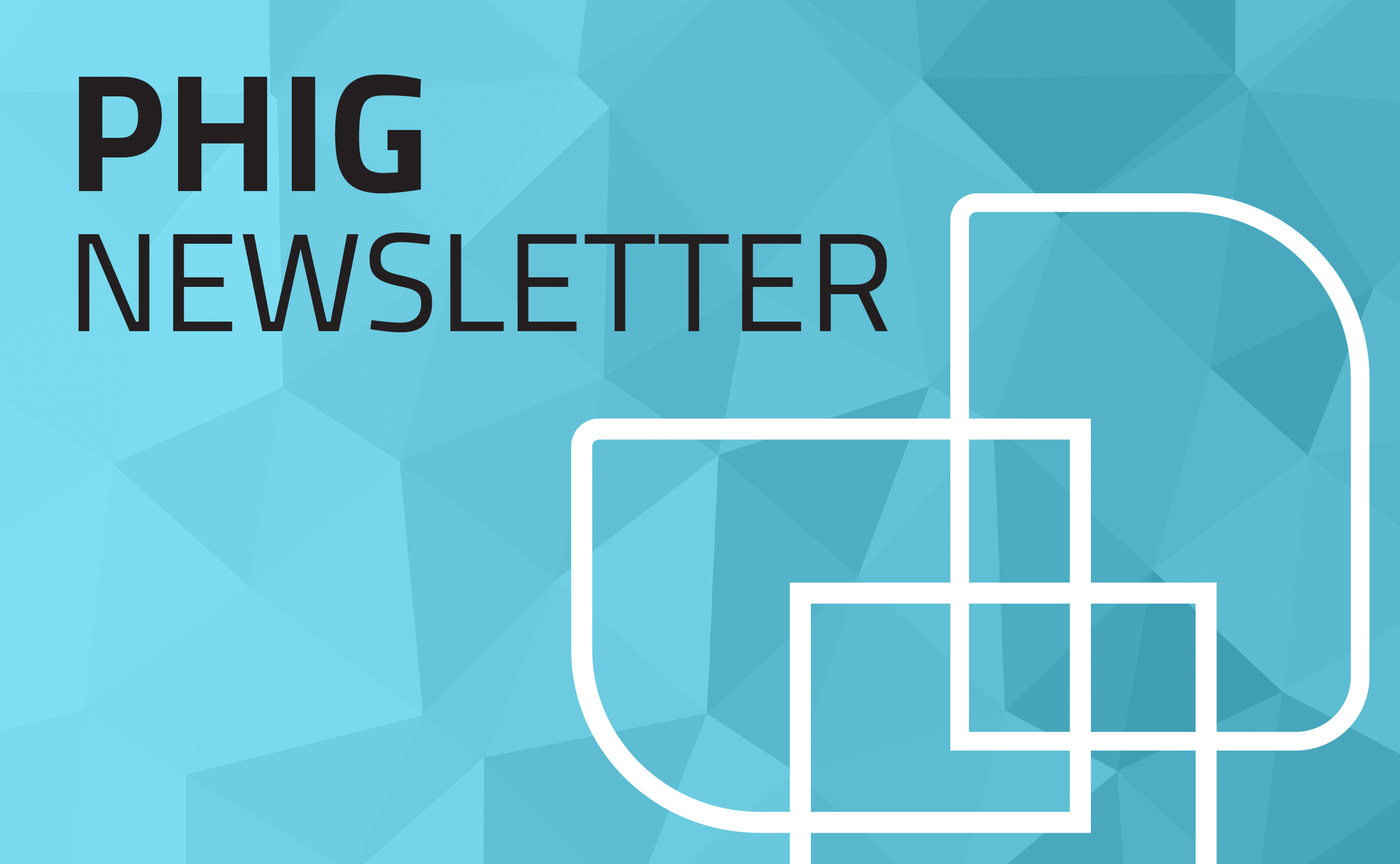PHIG Newsletter subscription banner