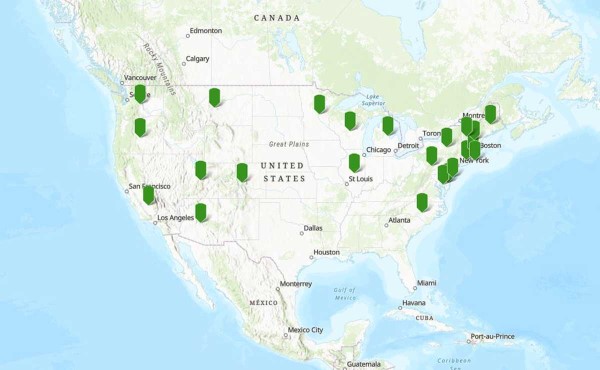 State Climate and Health Adaptation Esri map screenshot