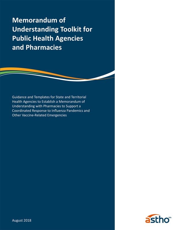 Thumbnail of Memorandum of Understanding Toolkit for Public Health and Pharmacies cover