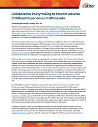 ASTHOReport: Collaborative Policymaking to Prevent Adverse Childhood Experiences in Minnesota