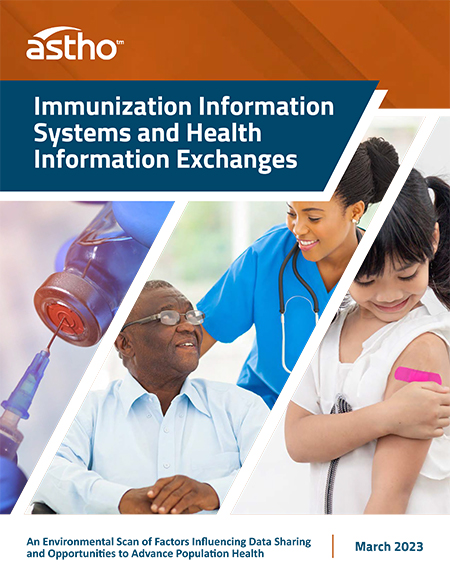 Cover of Immunization Information Systems and Health Information Exchanges report