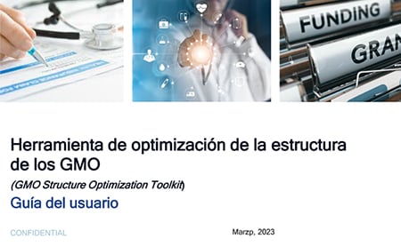 Herramienta de optimización de la estructura de los GMO guía del usuario