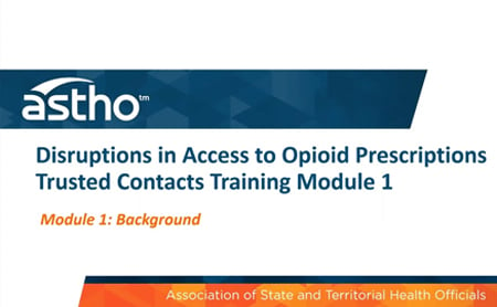 Trusted Contacts Training Module 1 slide deck cover